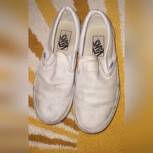 Vans White Platform Sneakers 6.5 Women's